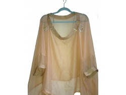 Hanmade Chiffon Tunic "Sand"...ON SALE!